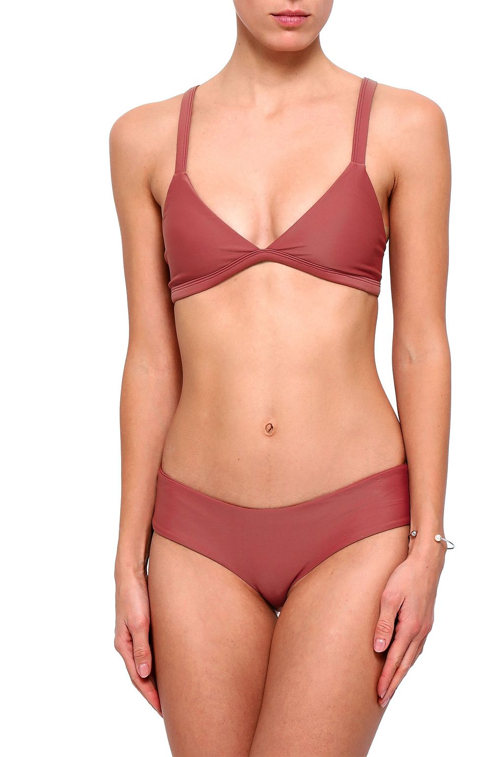 MIKOH Honolulu triangle bikini top