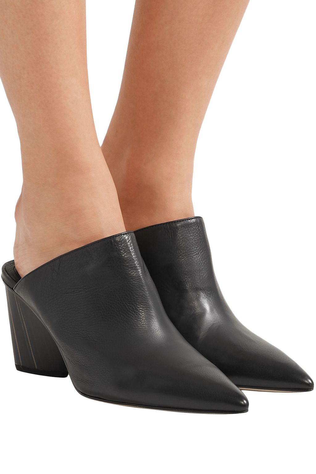 PAUL ANDREW Ester leather mules