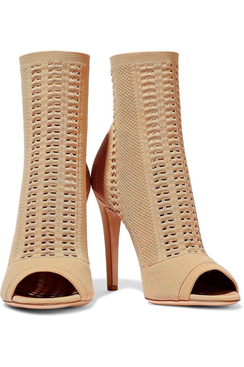 gianvito rossi vires knit ankle boots