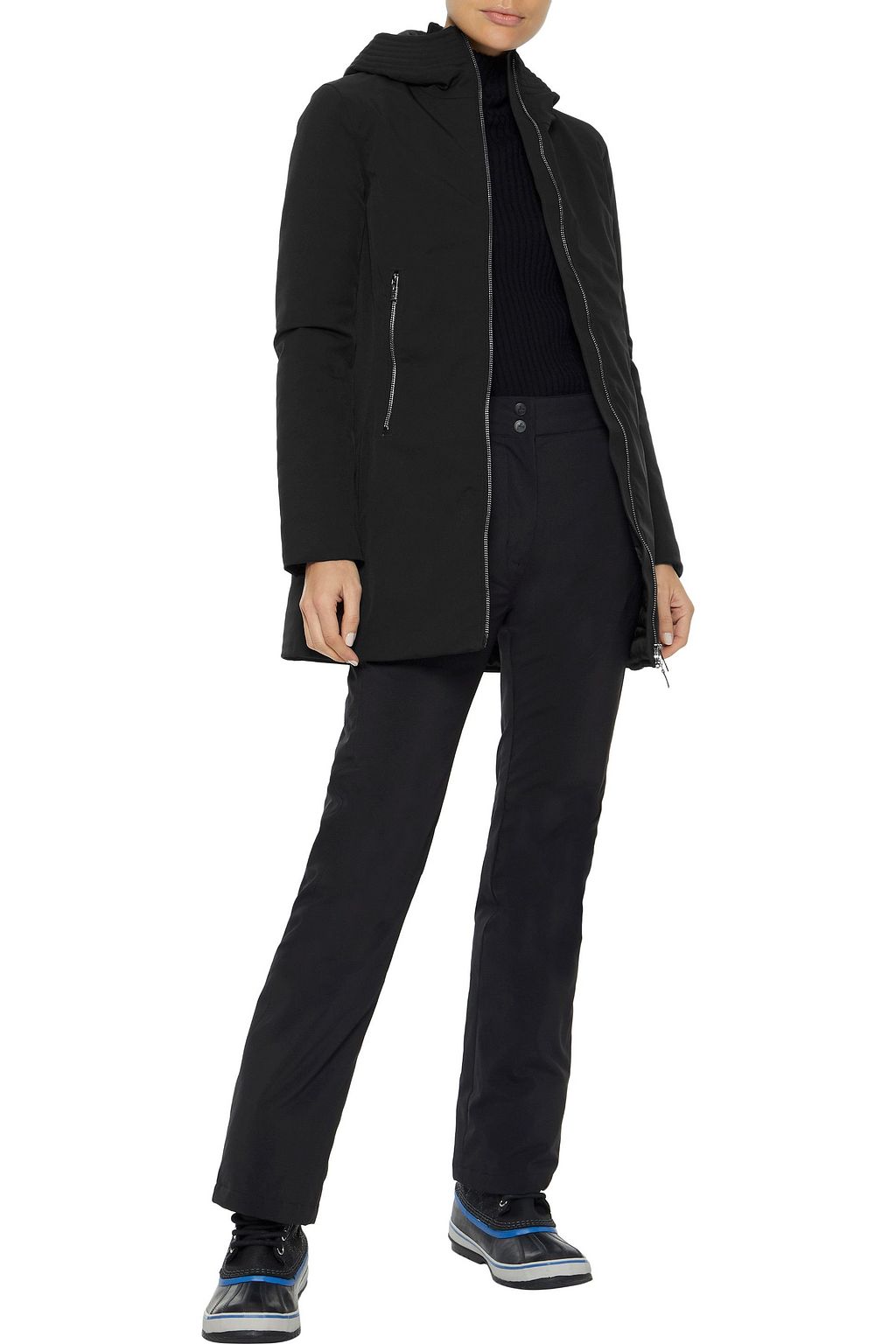 FUSALP Argentiere shell down hooded jacket