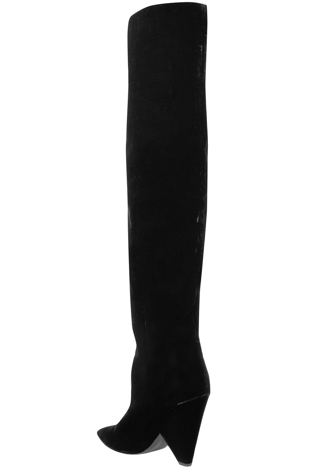 SAINT LAURENT Niki velvet over-the-knee boots