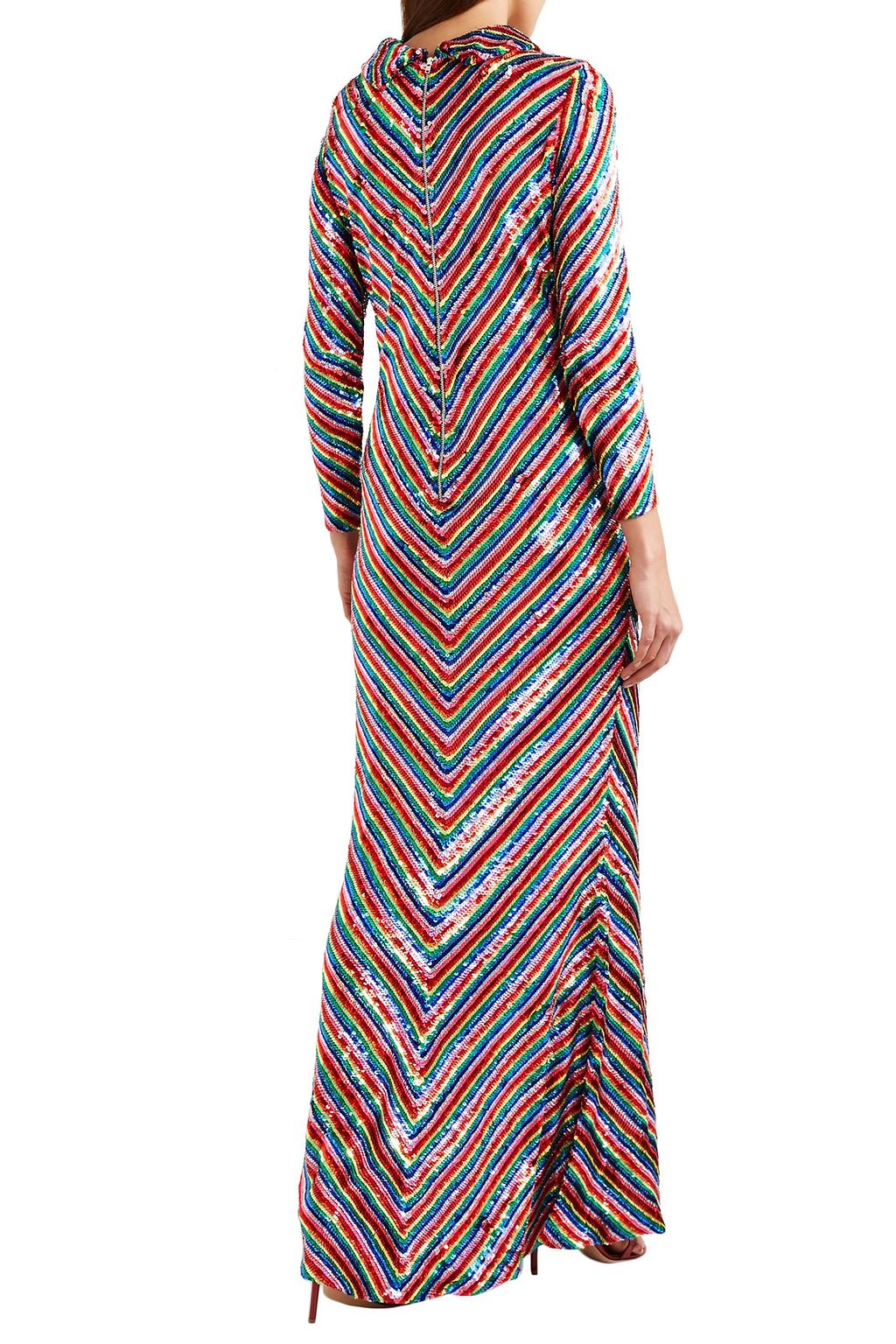 ASHISH Sequined woven gown