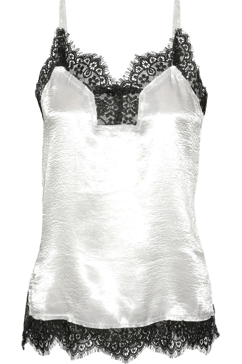 silver lace camisole
