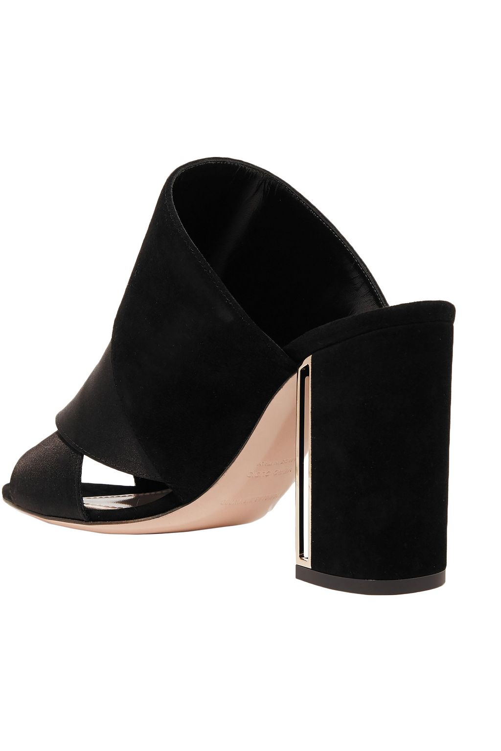 NICHOLAS KIRKWOOD Nini suede and satin mules
