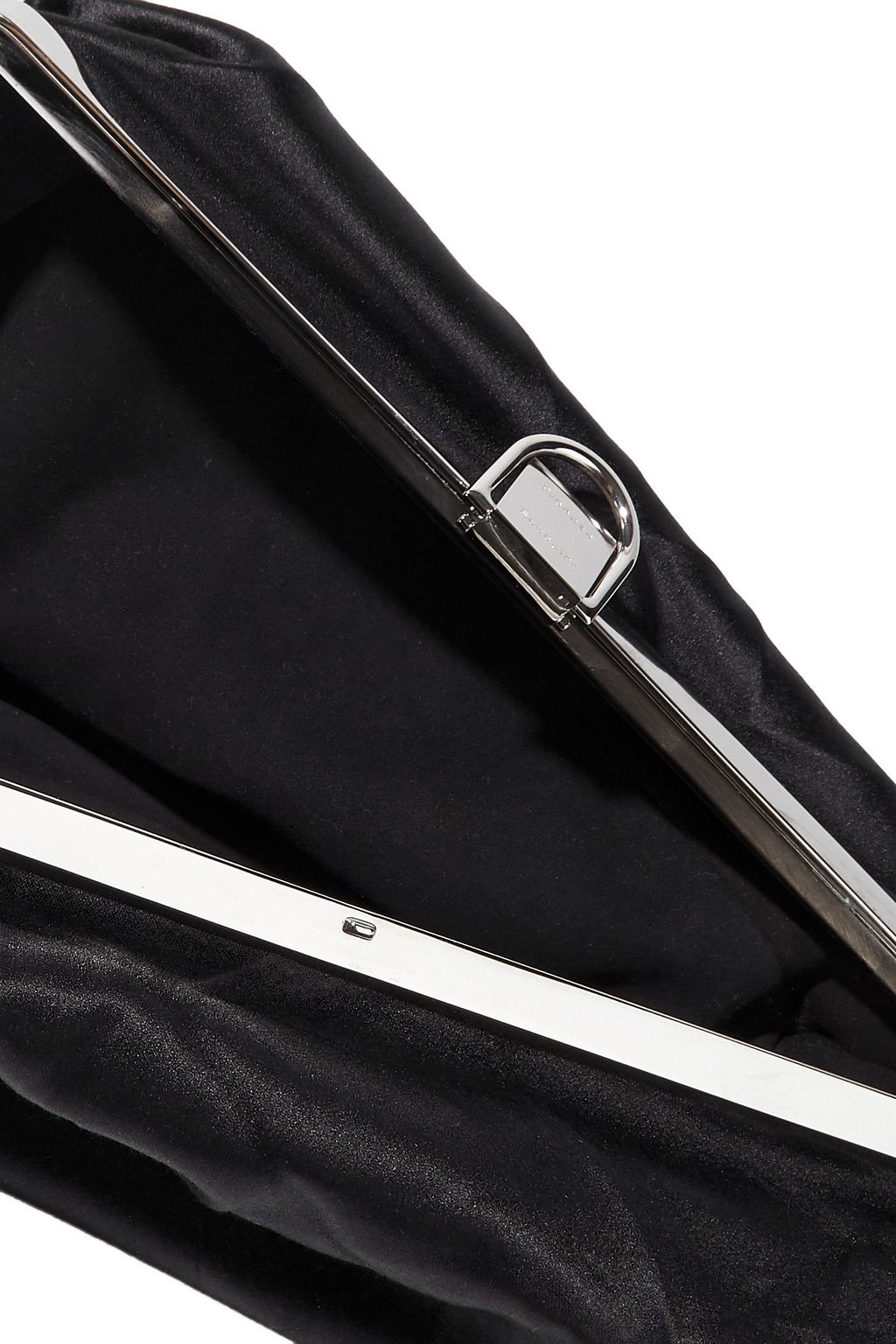 PROENZA SCHOULER Asymmetric gathered satin clutch