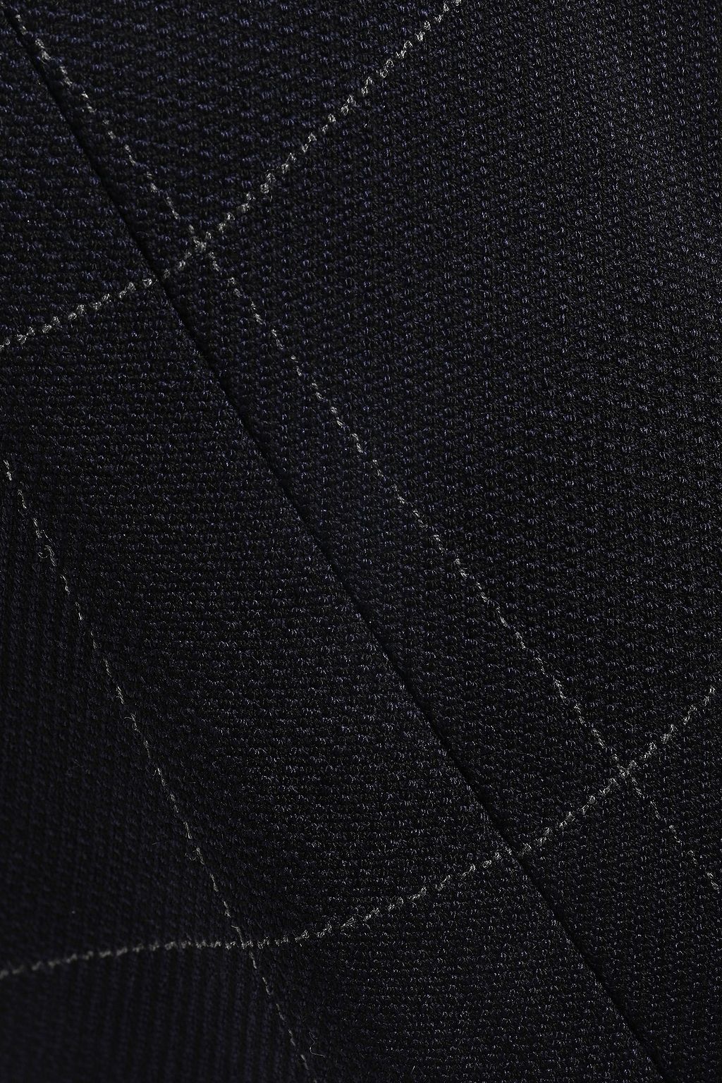 CLAUDIE PIERLOT Souvenir button-embellished checked twill mini skirt