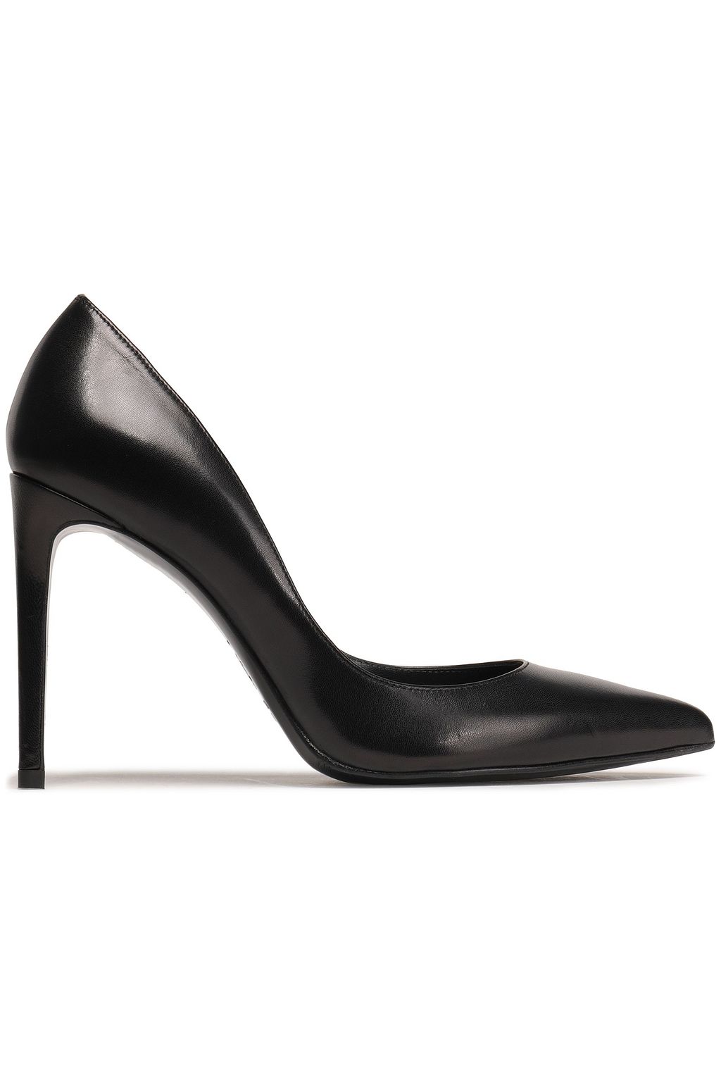 stuart weitzman black leather pumps