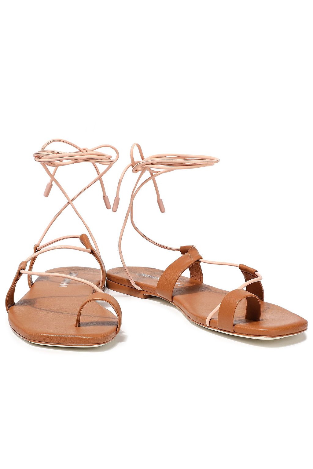 ZIMMERMANN Lace-up leather sandals
