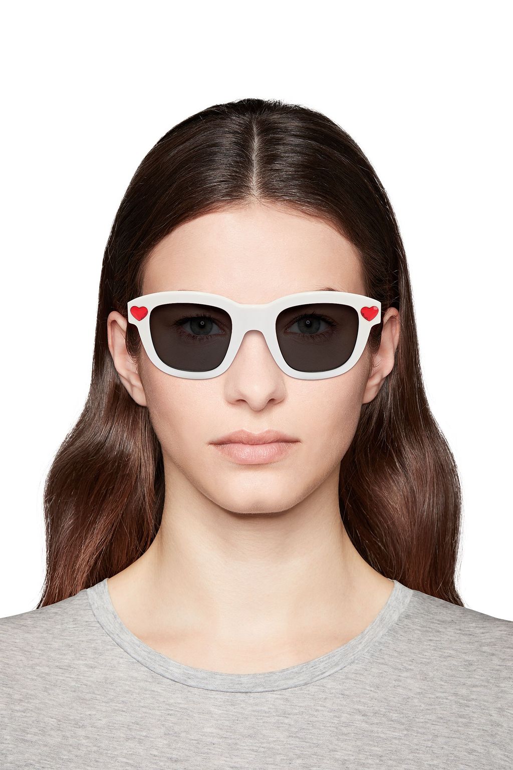 SAINT LAURENT D-frame crystal-embellished acetate sunglasses