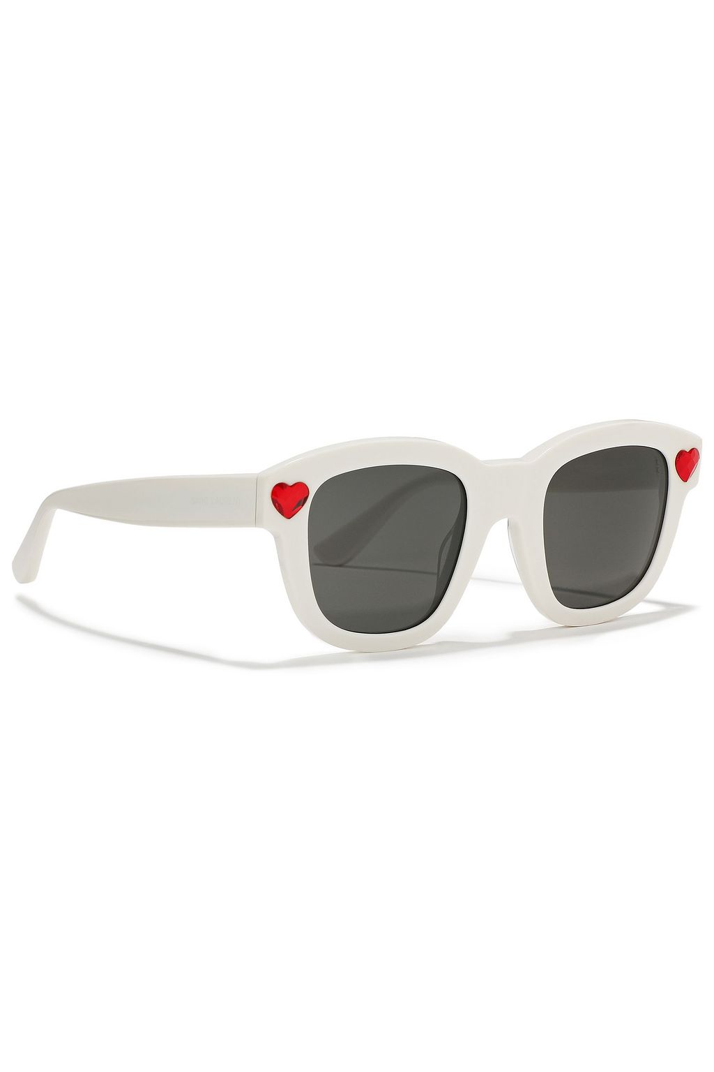 SAINT LAURENT D-frame crystal-embellished acetate sunglasses