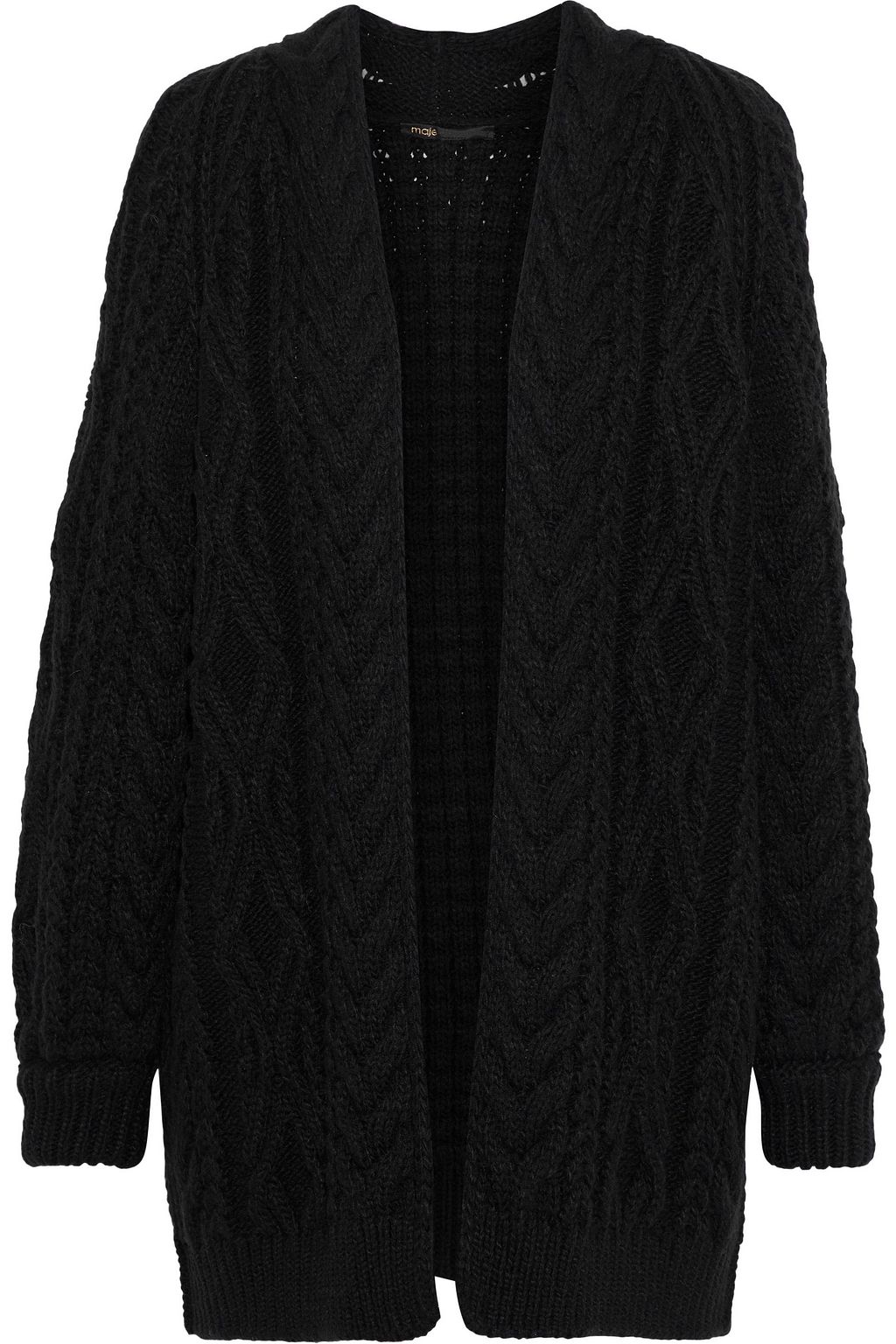 maje black cardigan