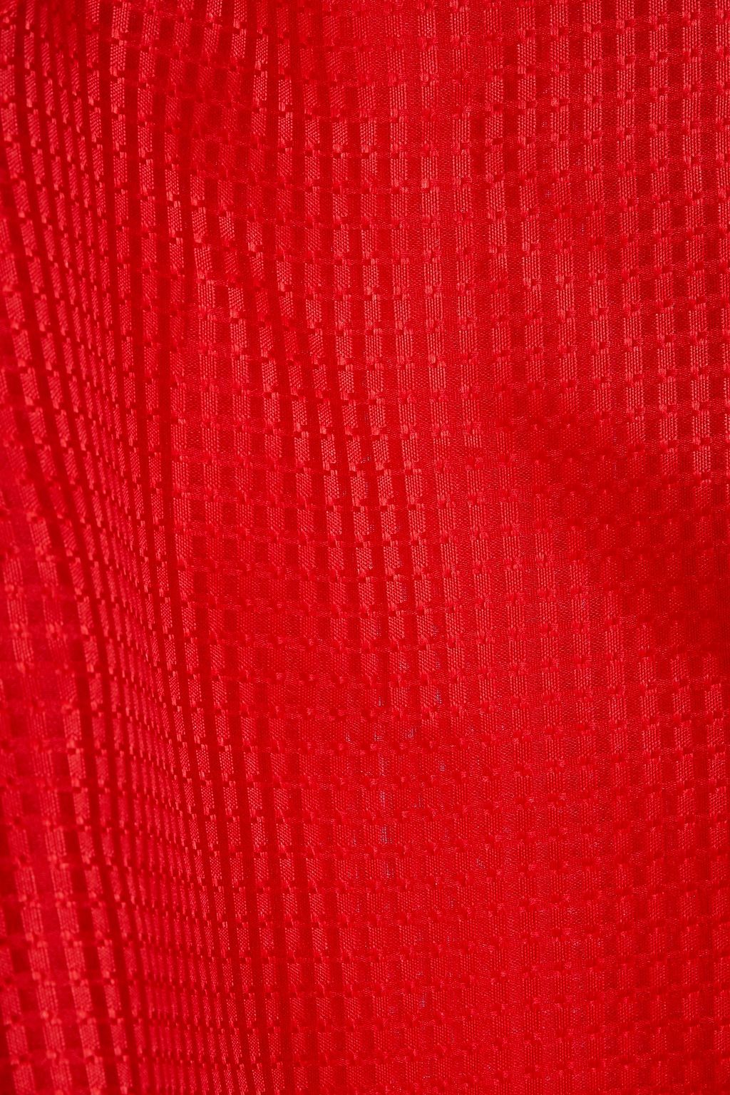 BRANDON MAXWELL Textured-silk top