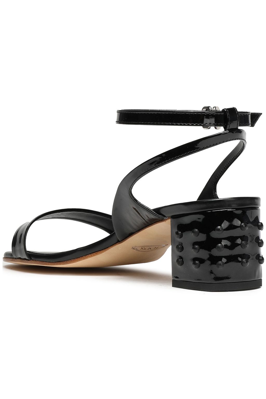 TOD'S Studded patent-leather sandals