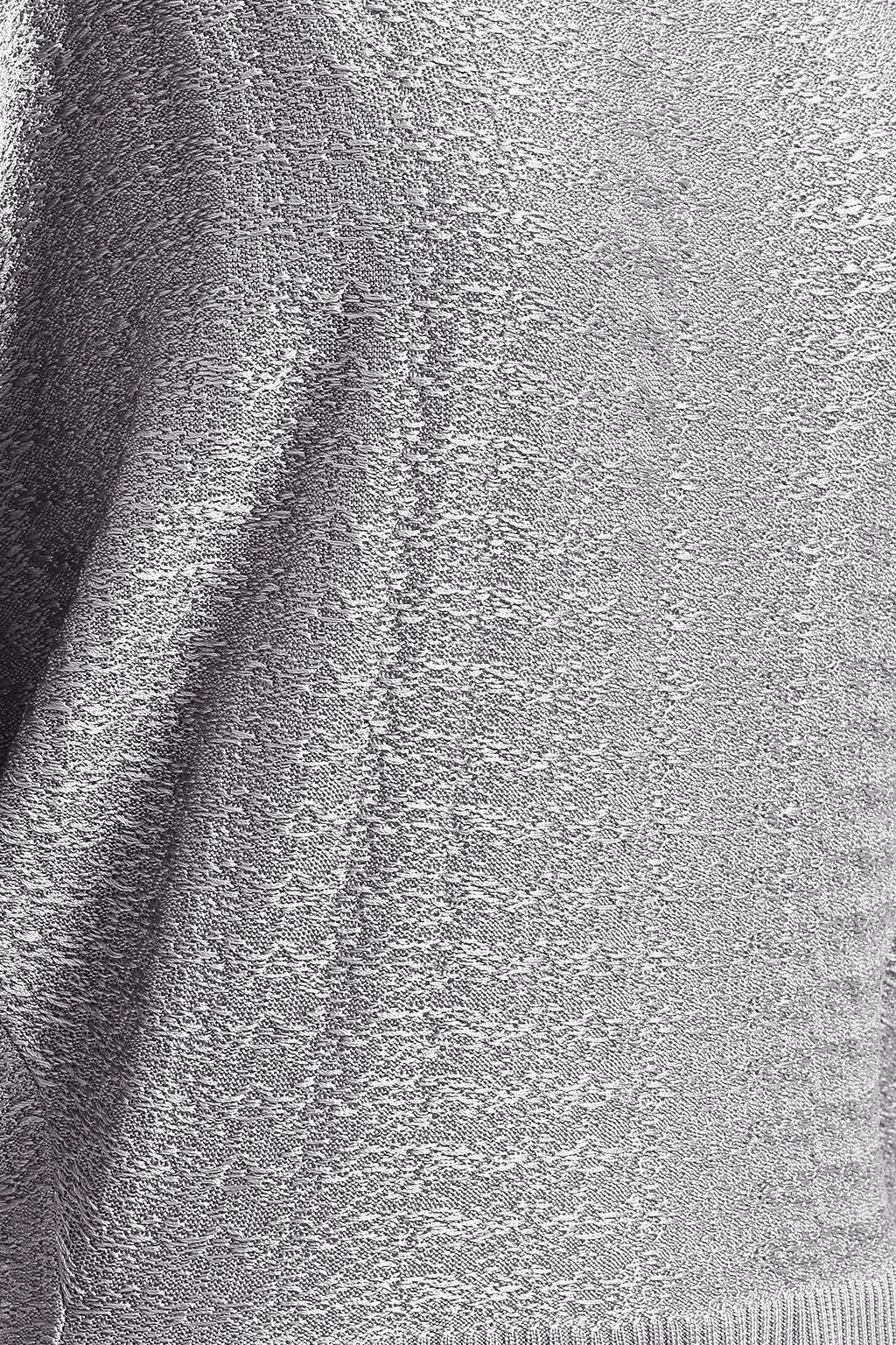 ESTEBAN CORTAZAR Textured knitted midi dress