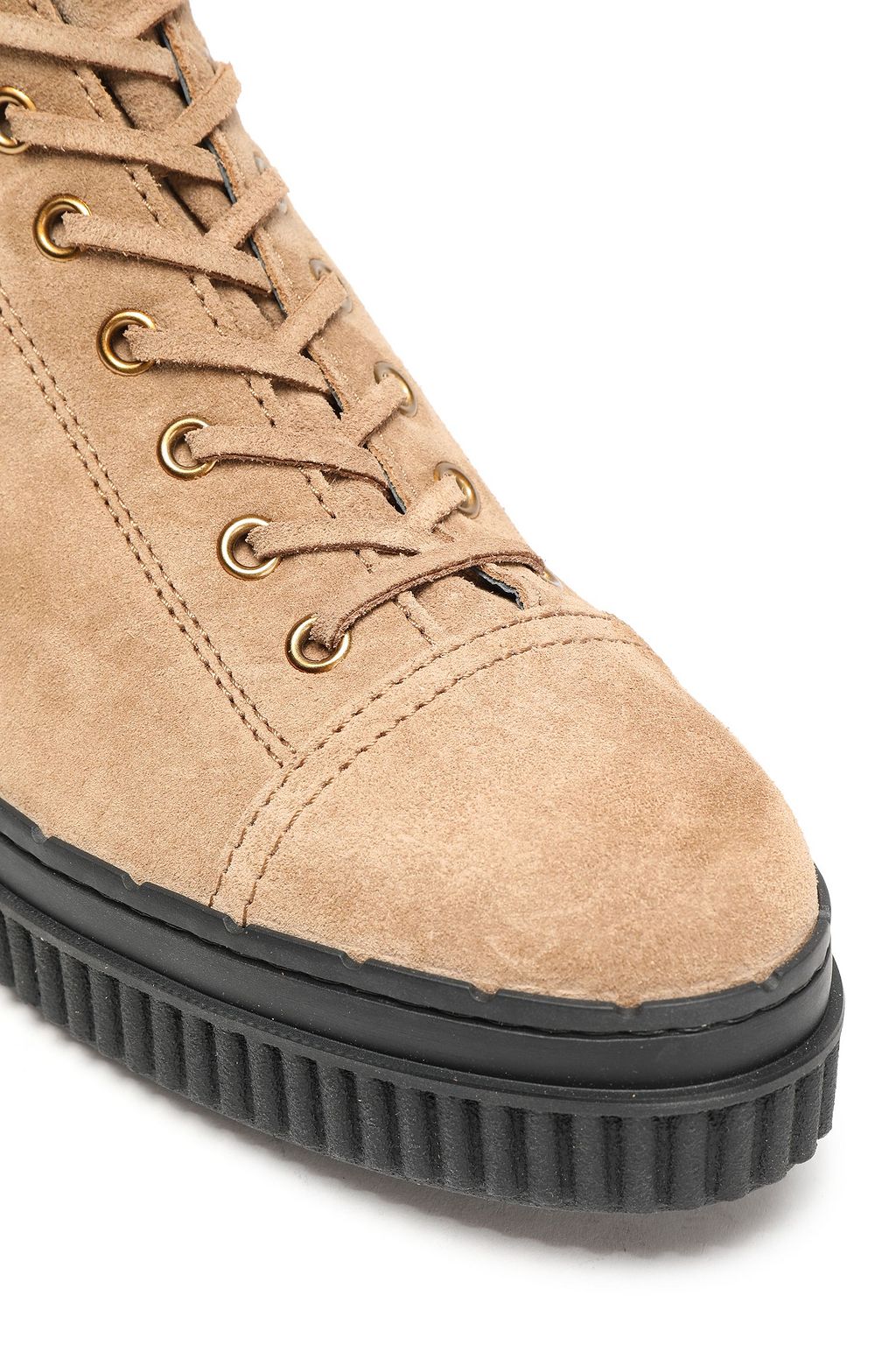 TOD'S Suede combat boots