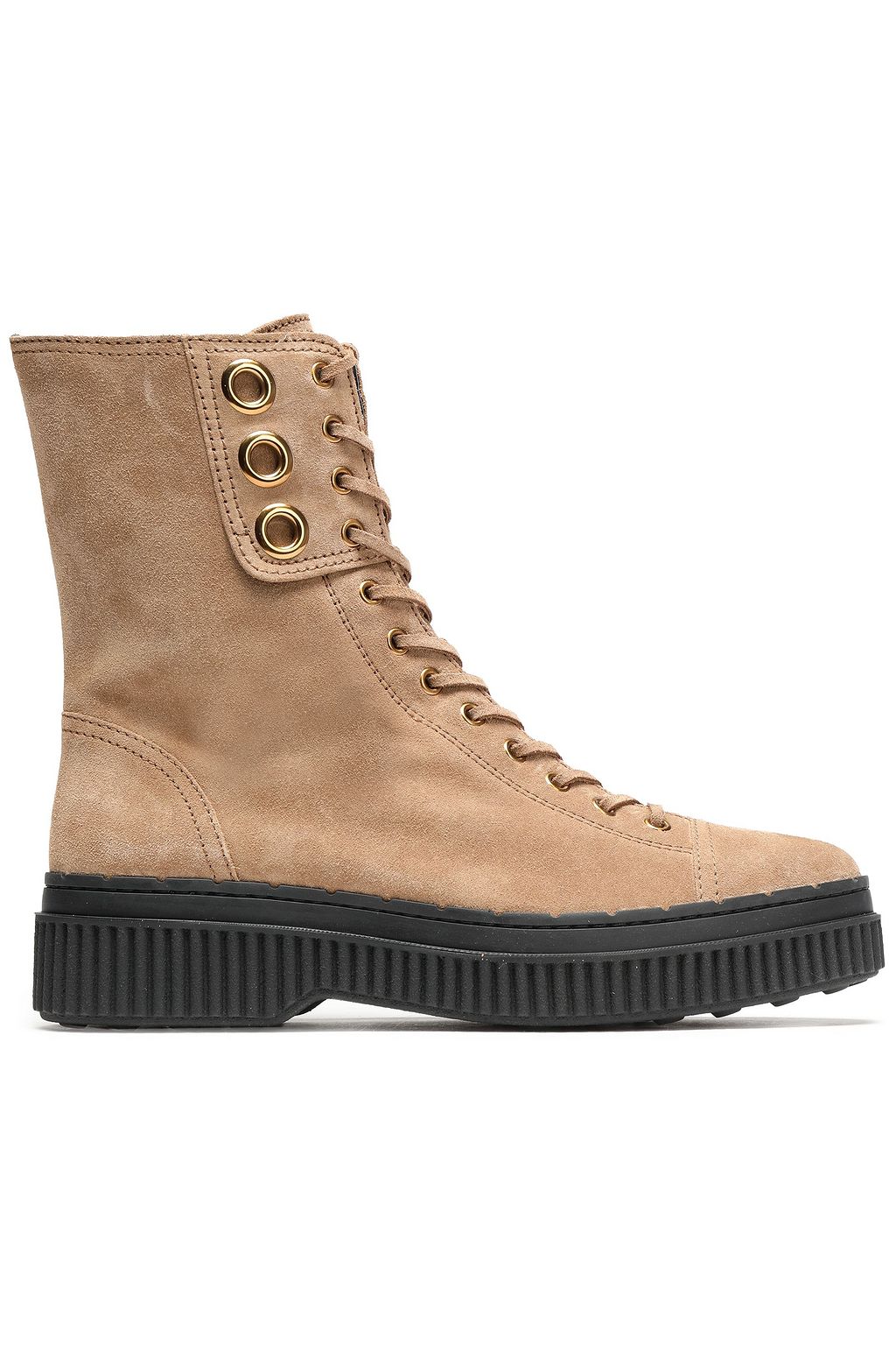 suede combat boots