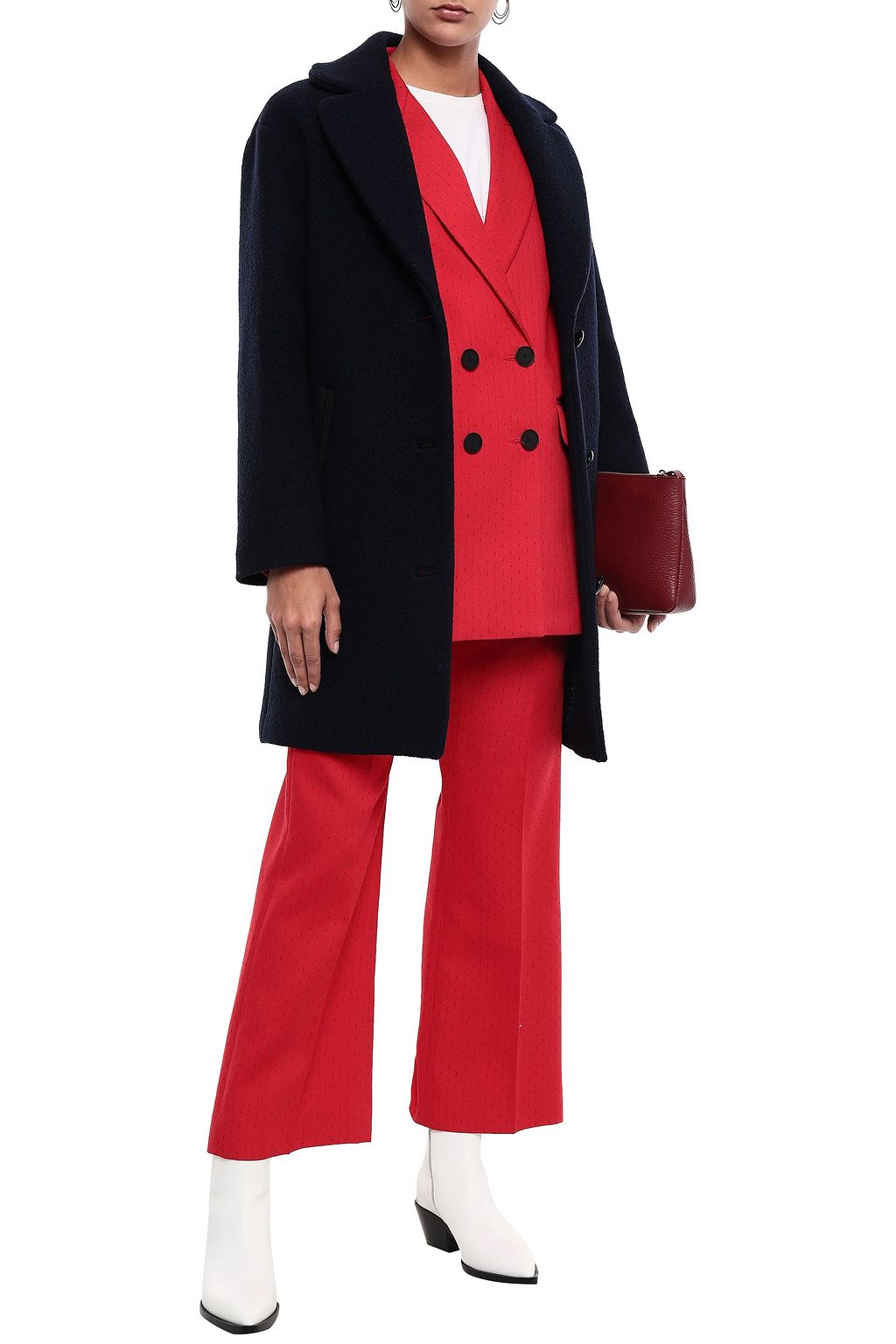 CLAUDIE PIERLOT Genial wool-bouclé coat