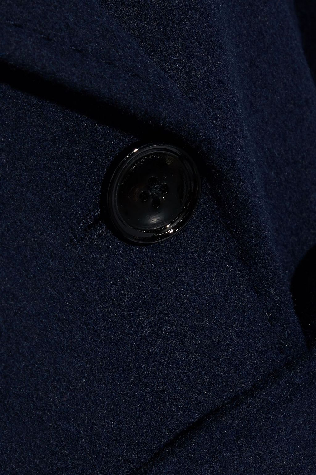 FRAME Belted wool-blend coat