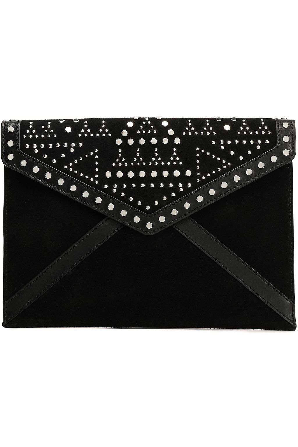 black studded clutch