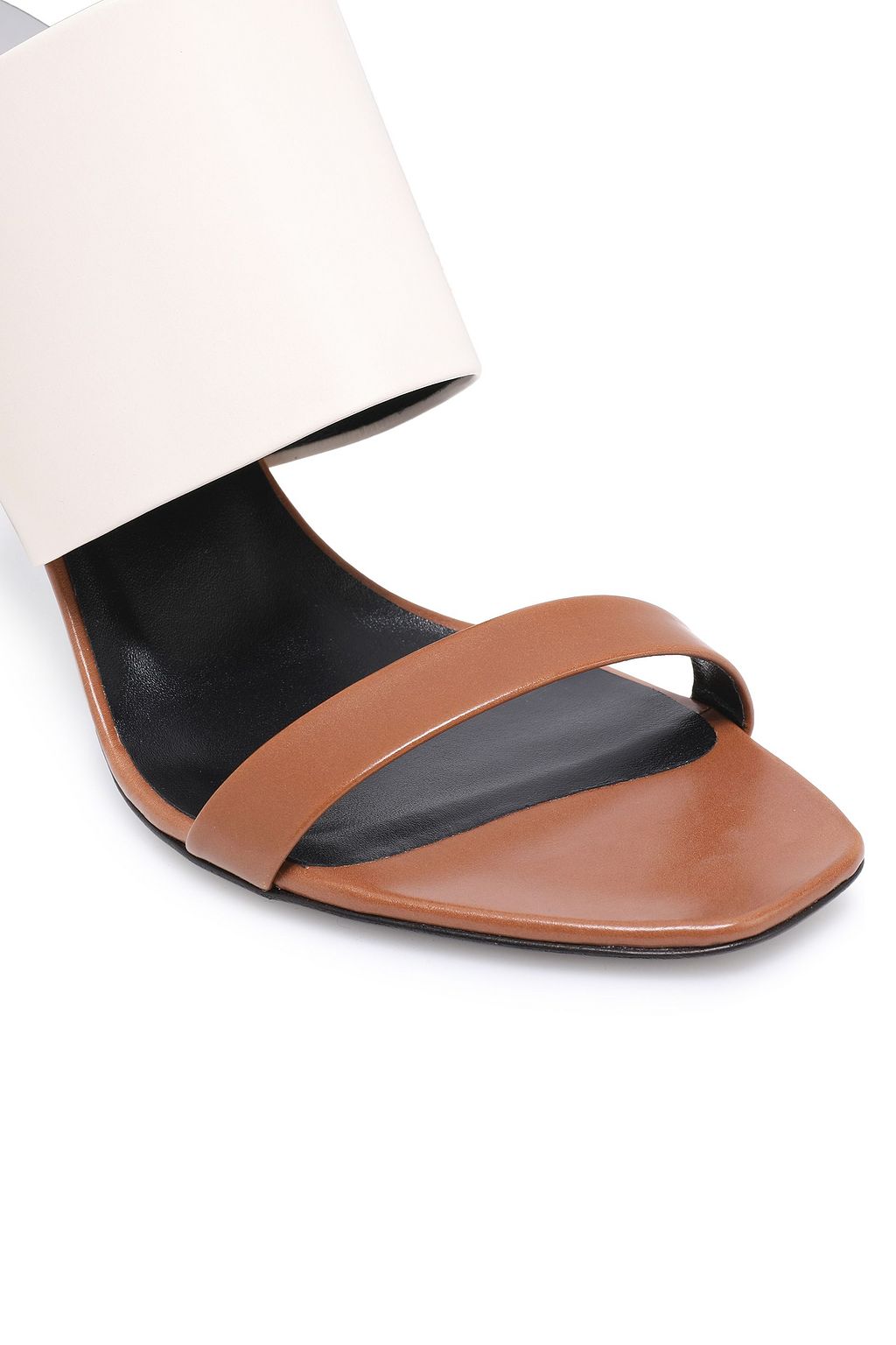 ROGER VIVIER Trompette leather slingback sandals