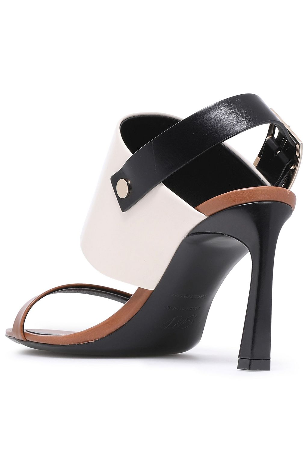 ROGER VIVIER Trompette leather slingback sandals