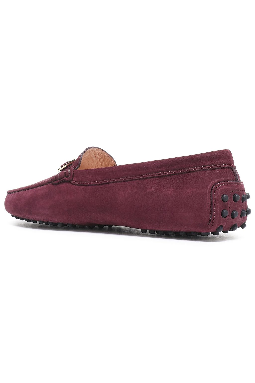 TOD'S Gommino embellished nubuck loafers