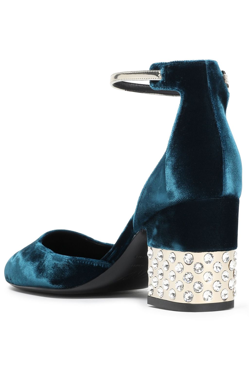 ROGER VIVIER Embellished velvet pumps