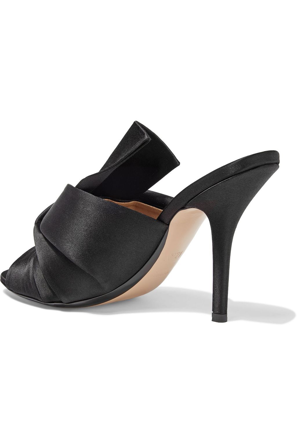 N°21 Knotted satin mules