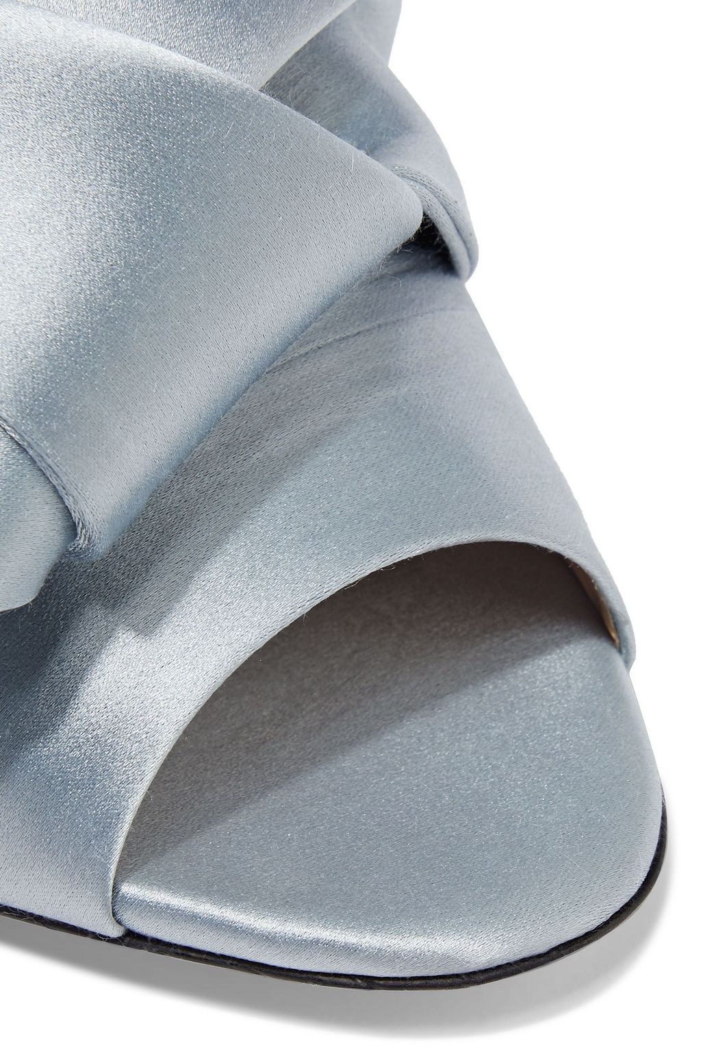 N°21 Knotted satin mules