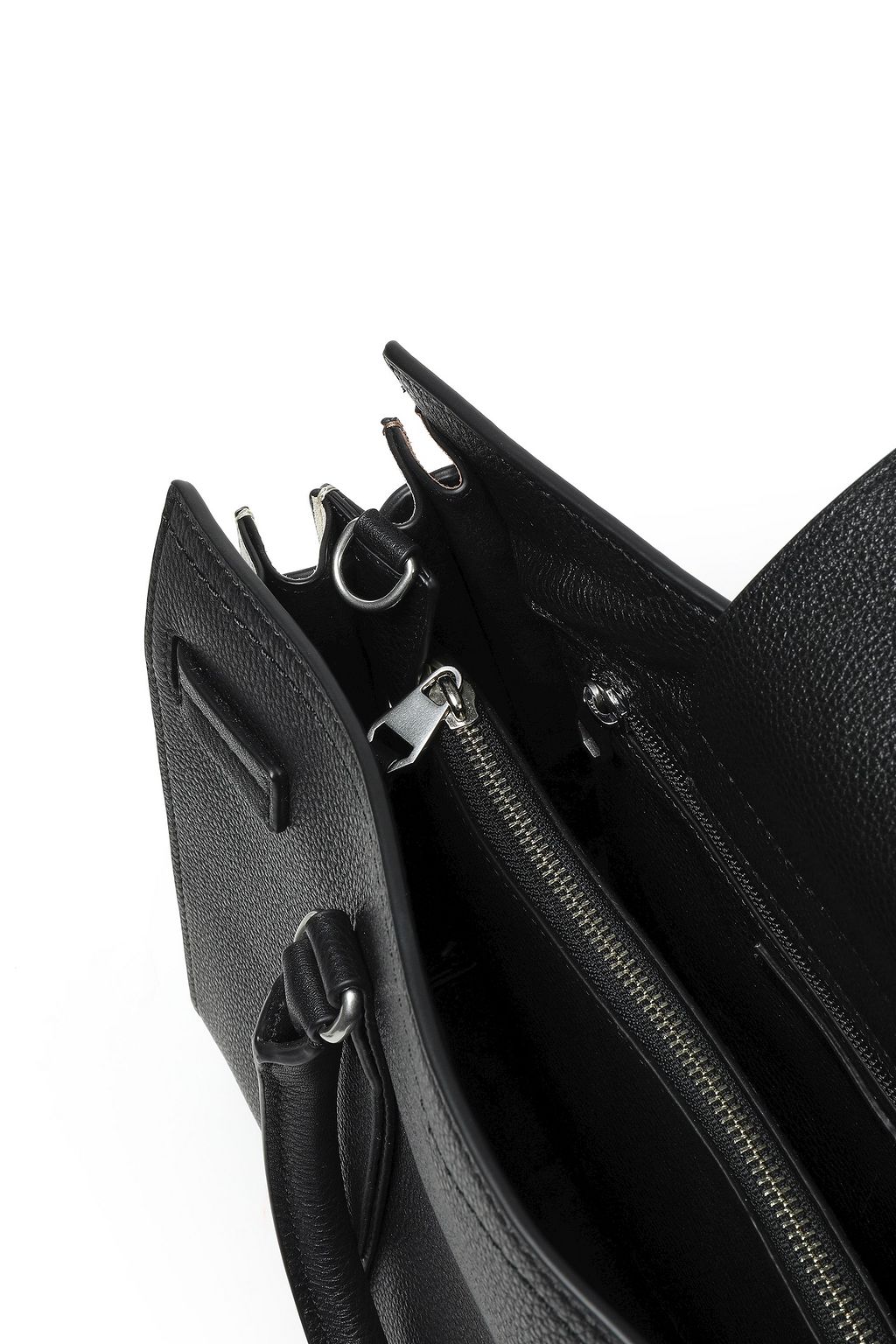 REBECCA MINKOFF Color-block pebbled-leather tote