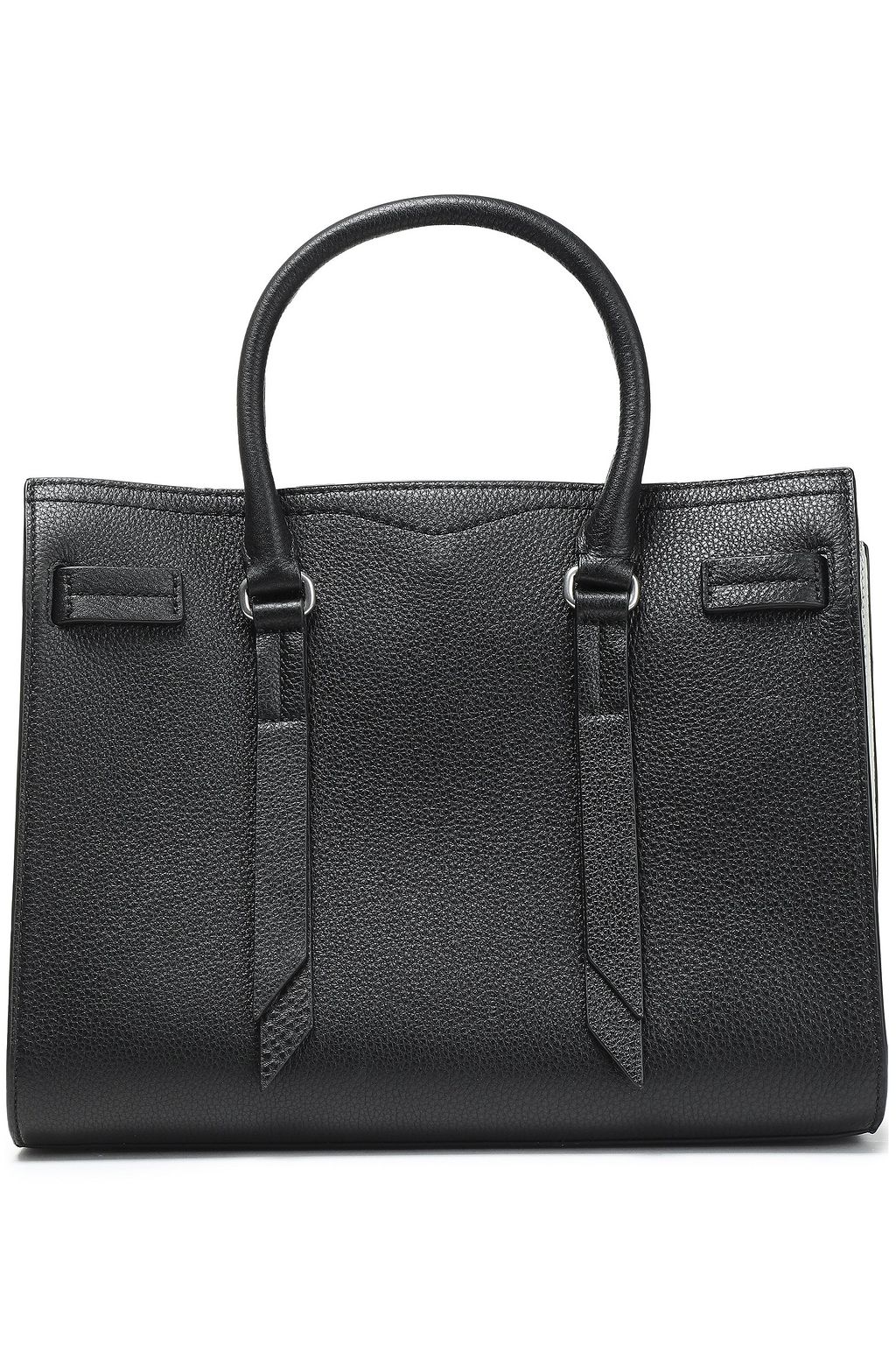 REBECCA MINKOFF Color-block pebbled-leather tote