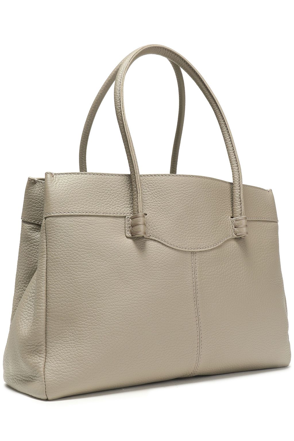 TOD'S Mocassino pebbled-leather tote