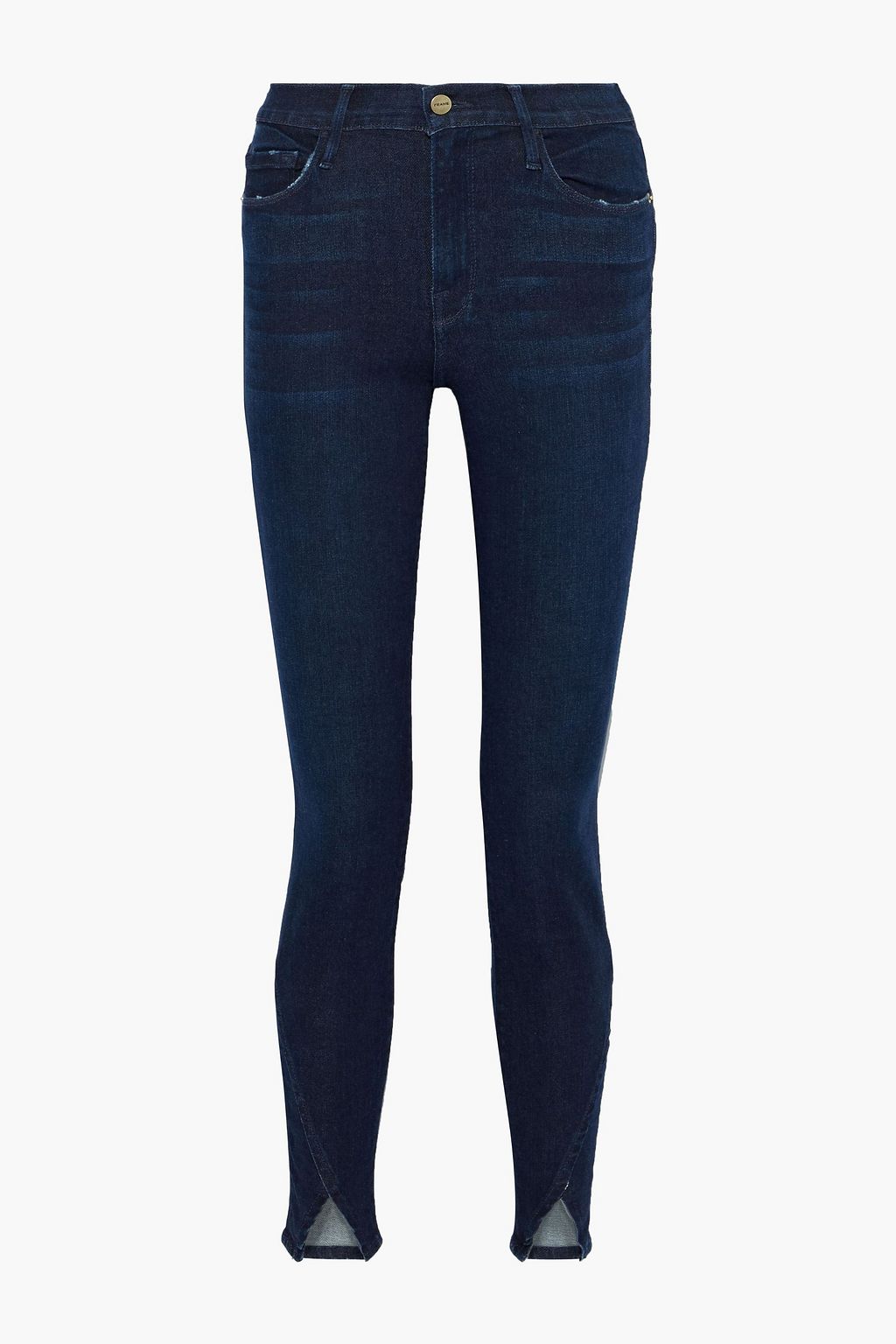 frame mid rise skinny jeans