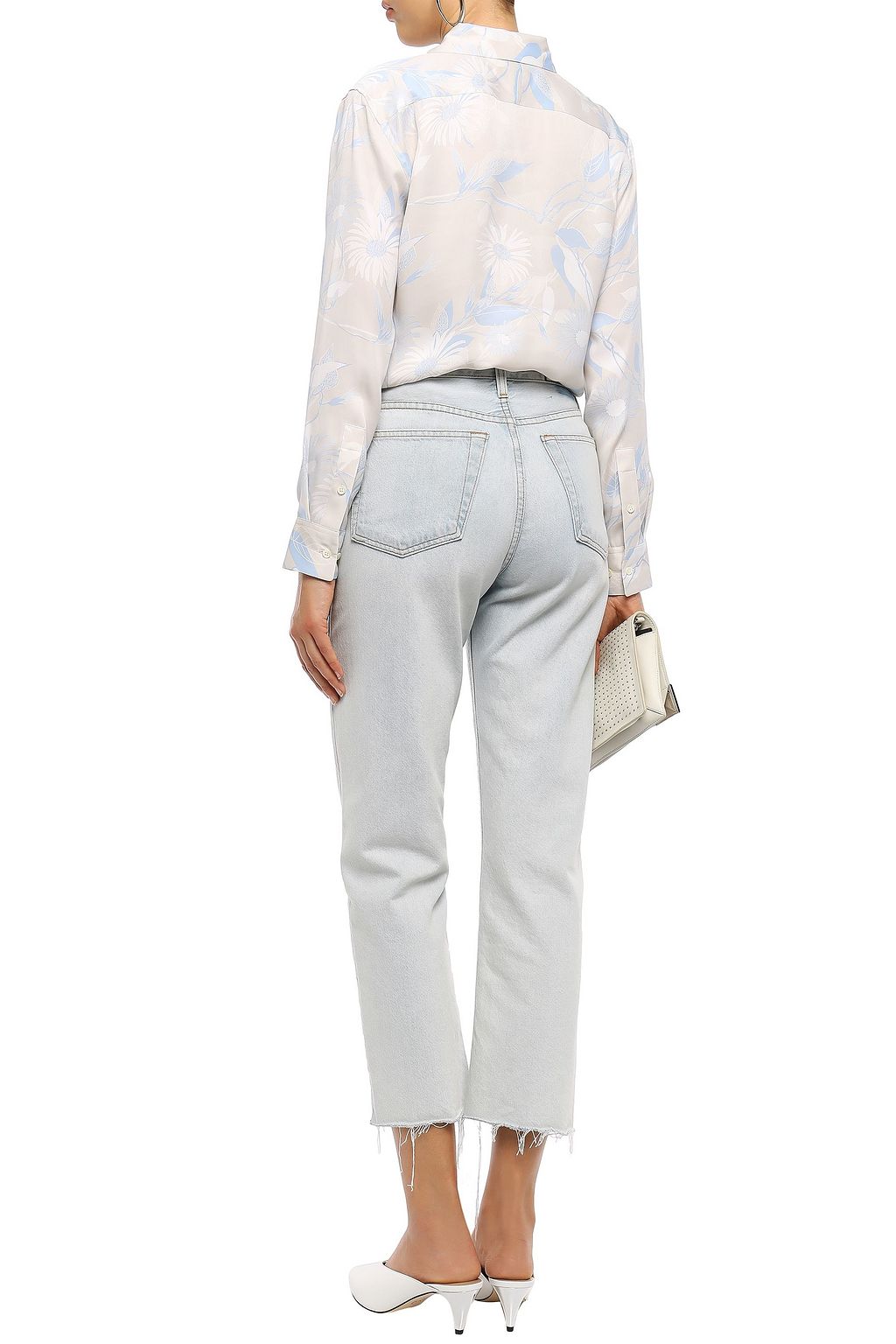 EQUIPMENT Leema floral-print washed silk-blend shirt