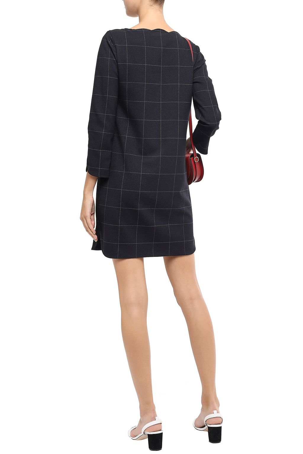 CLAUDIE PIERLOT Rover checked woven mini dress