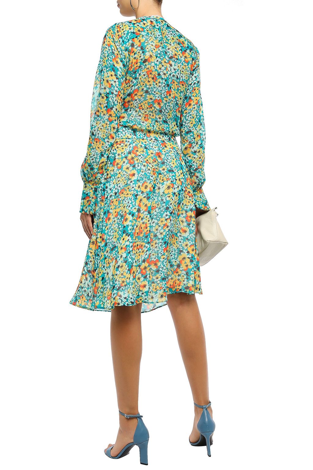 EQUIPMENT Floral-print silk-georgette dress
