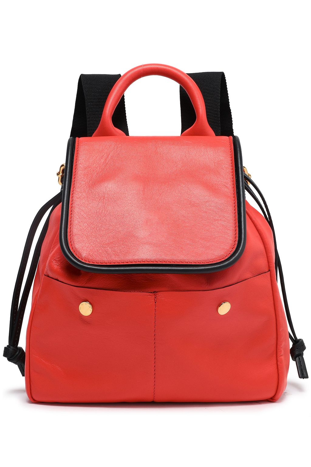 red leather backpacks