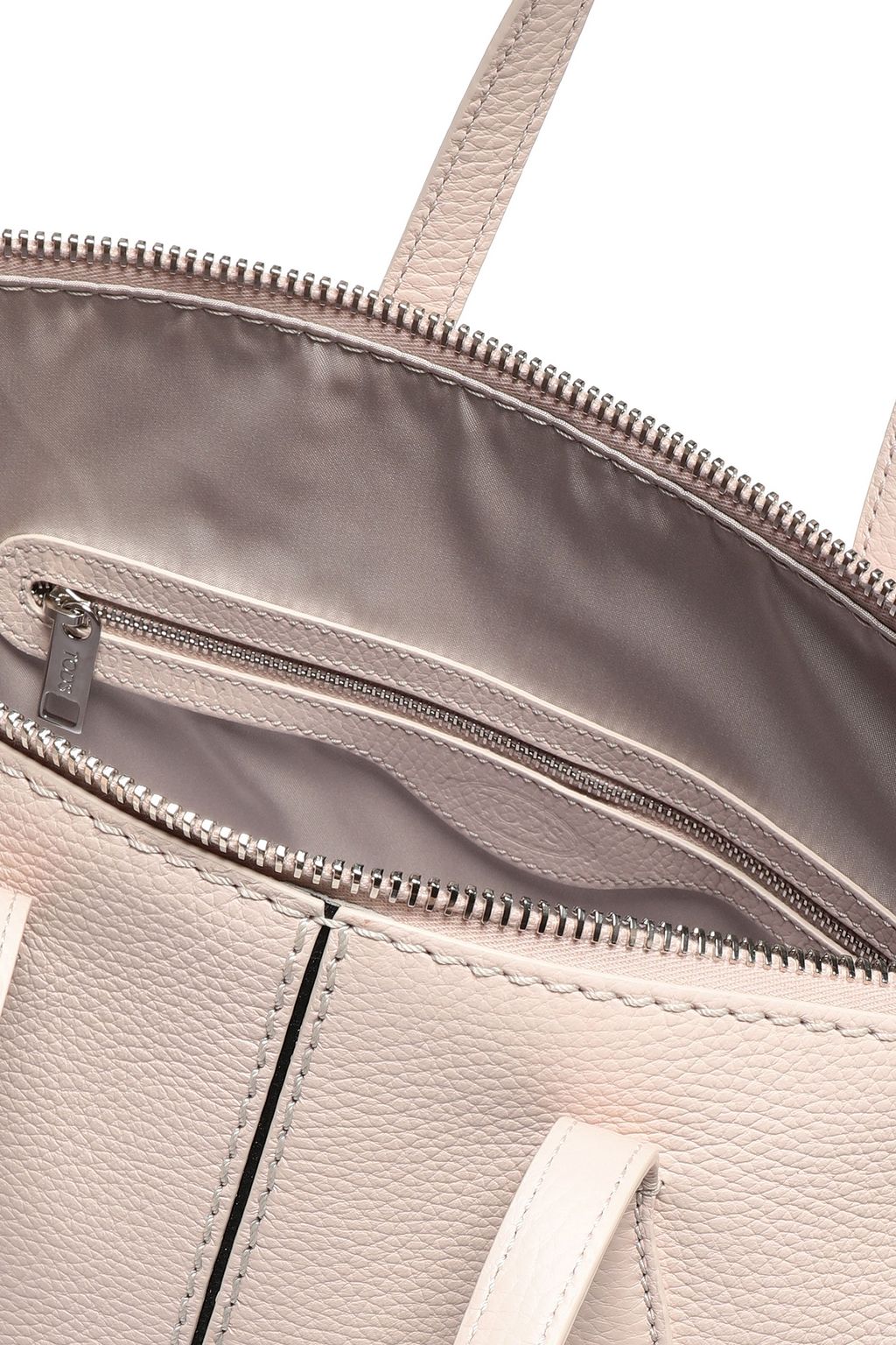 TOD'S Pebbled-leather tote