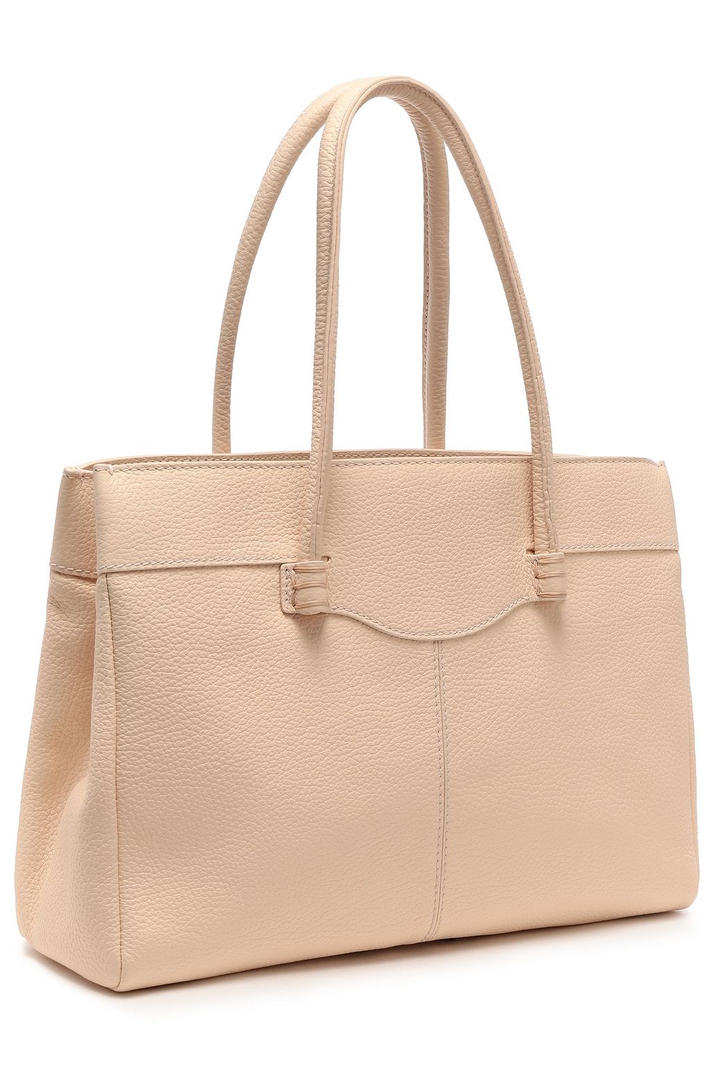 TOD'S Mocassino pebbled-leather tote