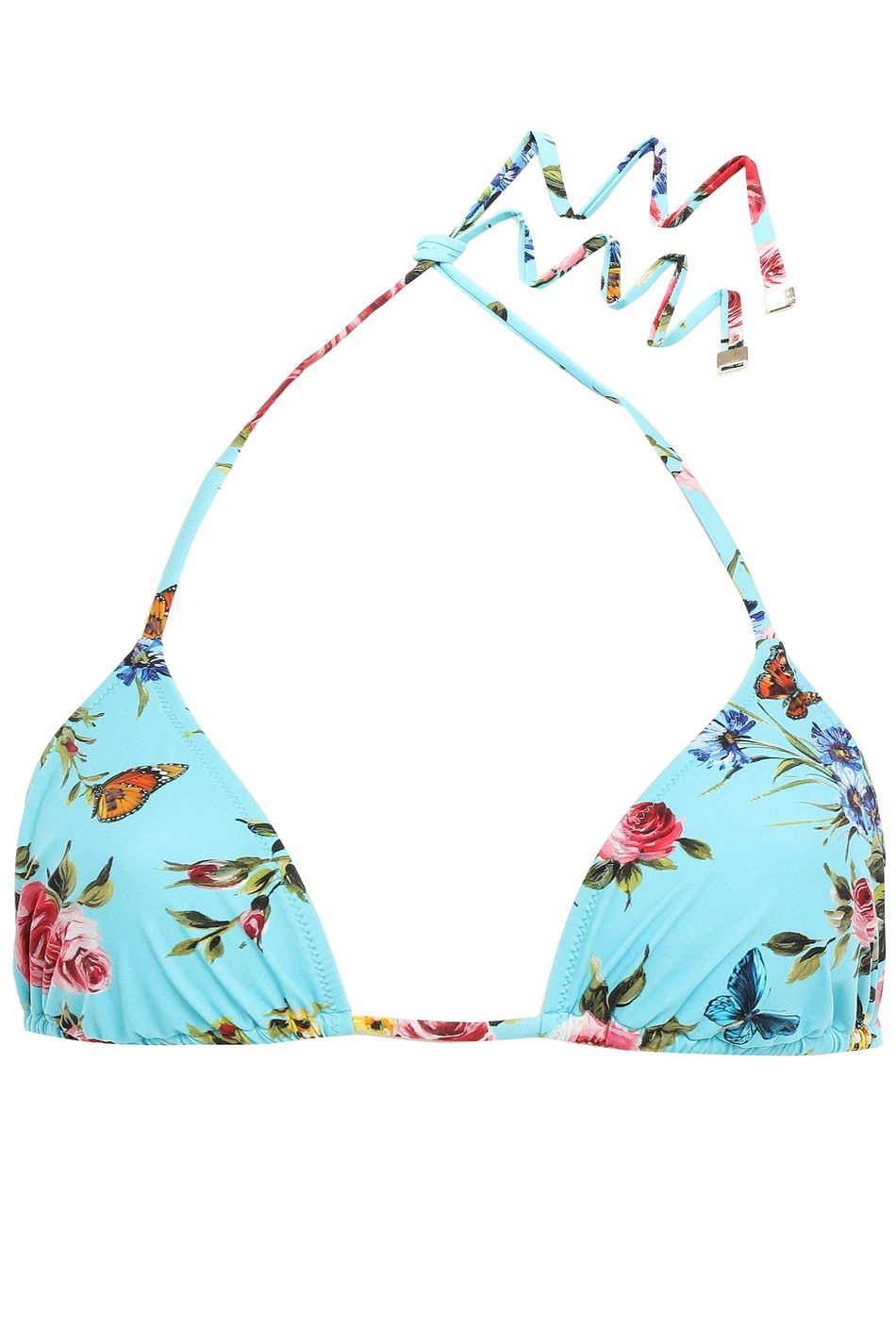 turquoise triangle bikini