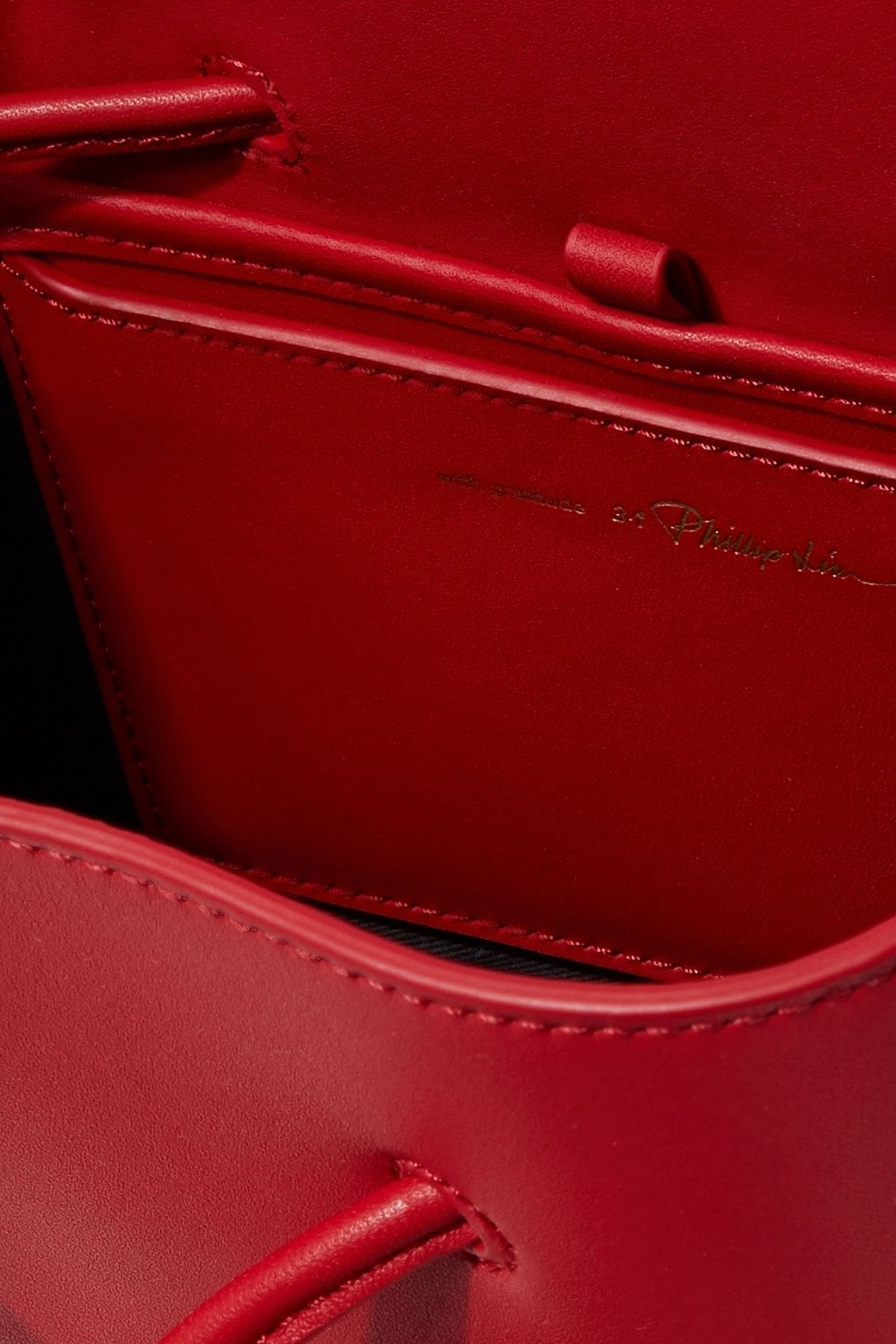 3.1 PHILLIP LIM Soleil mini leather bucket bag