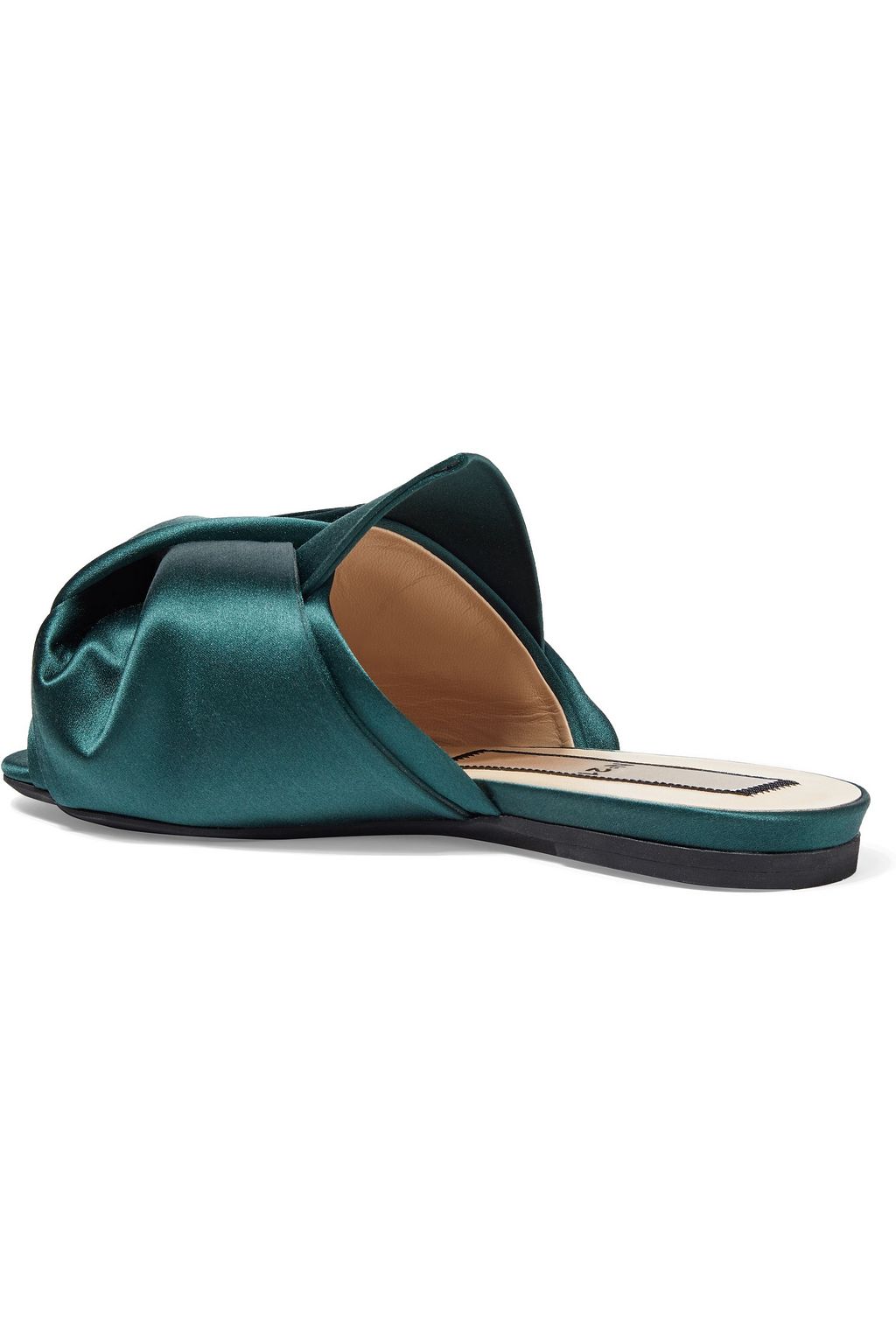 N°21 Knotted satin slides