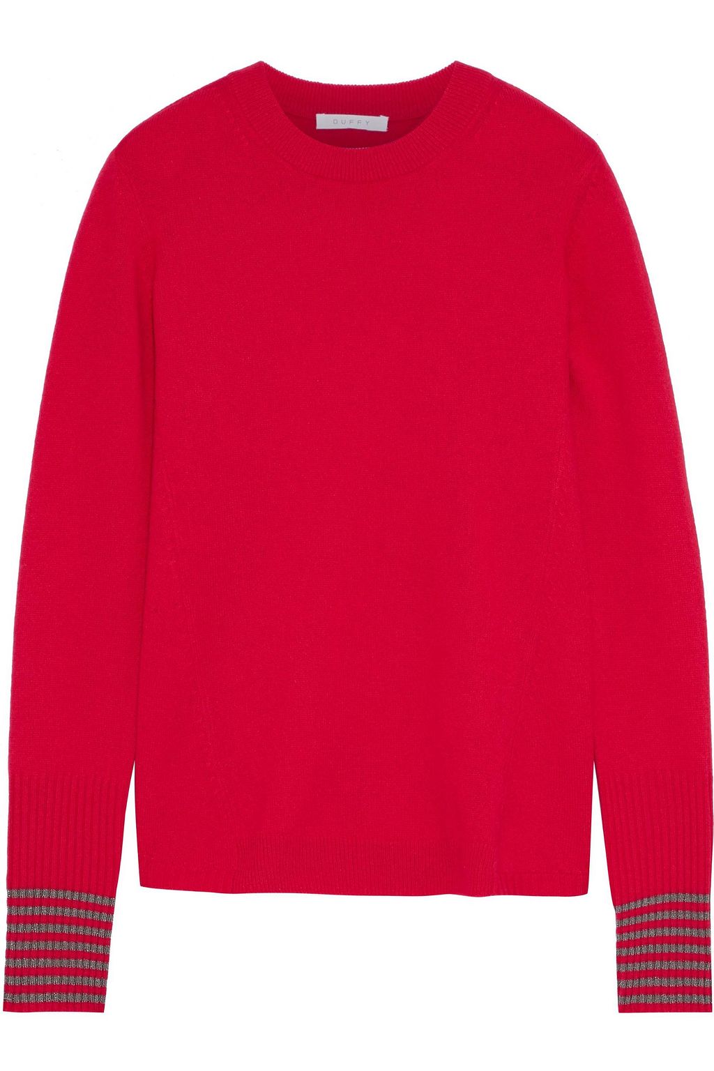 red cashmere sweater