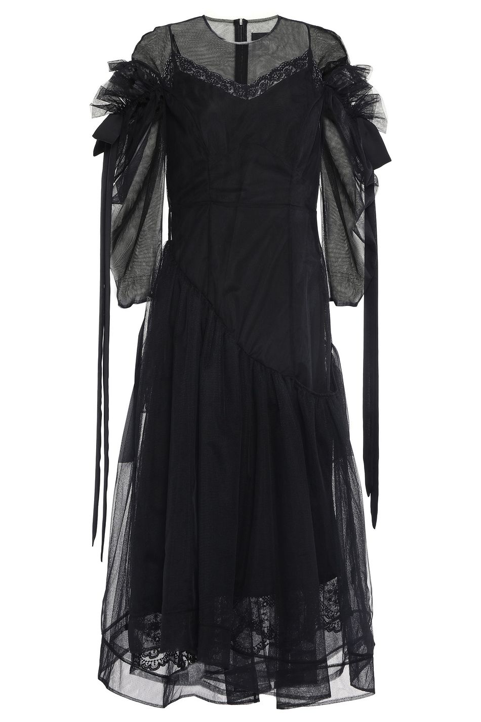 orange mermaid prom dress