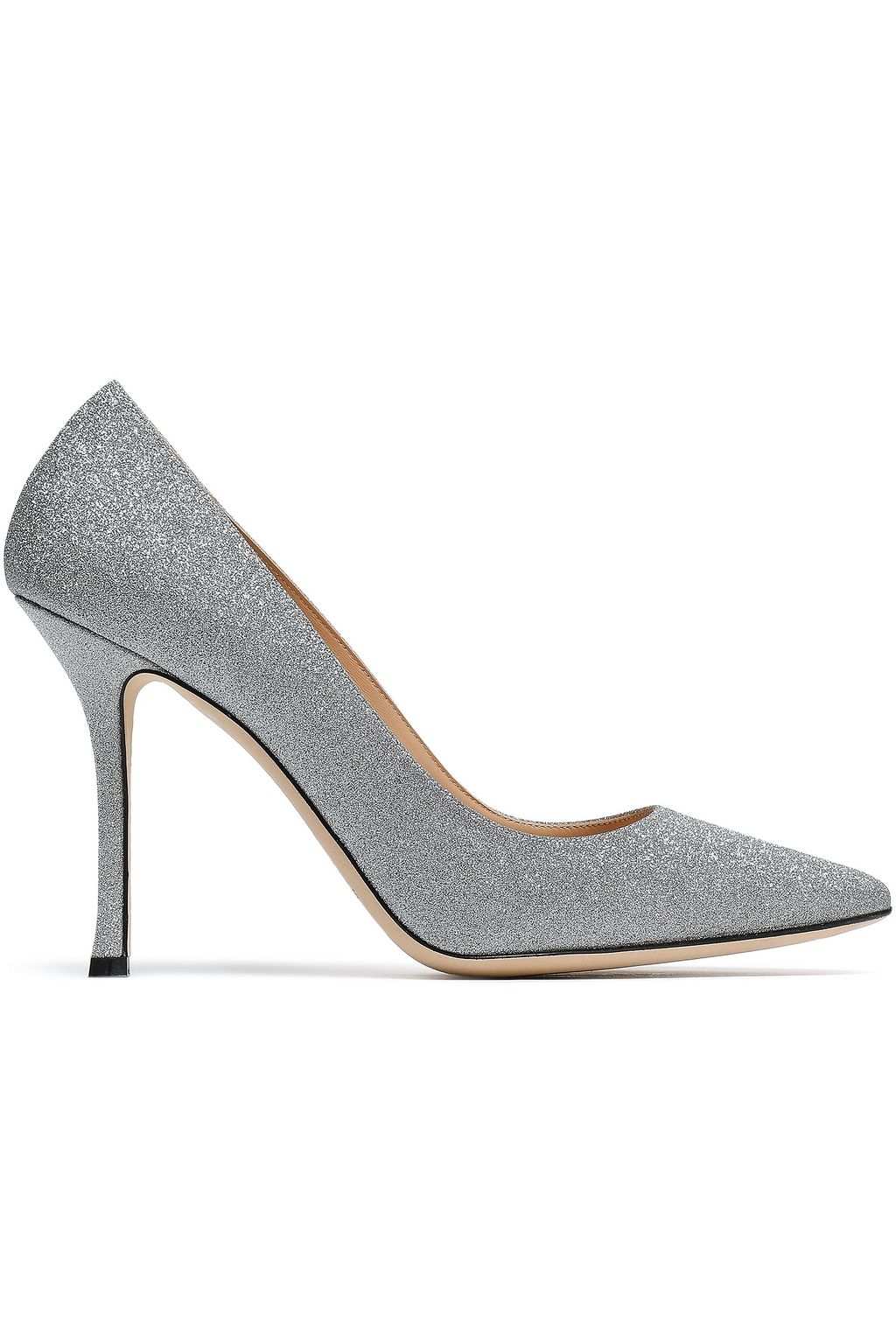 sergio rossi silver heels