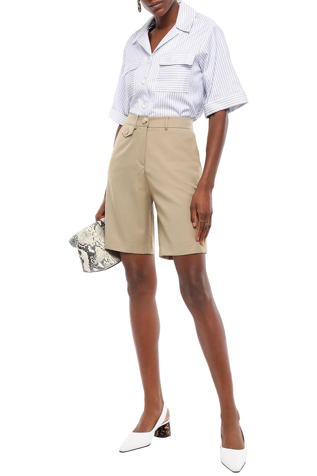 ANNA QUAN Twill shorts