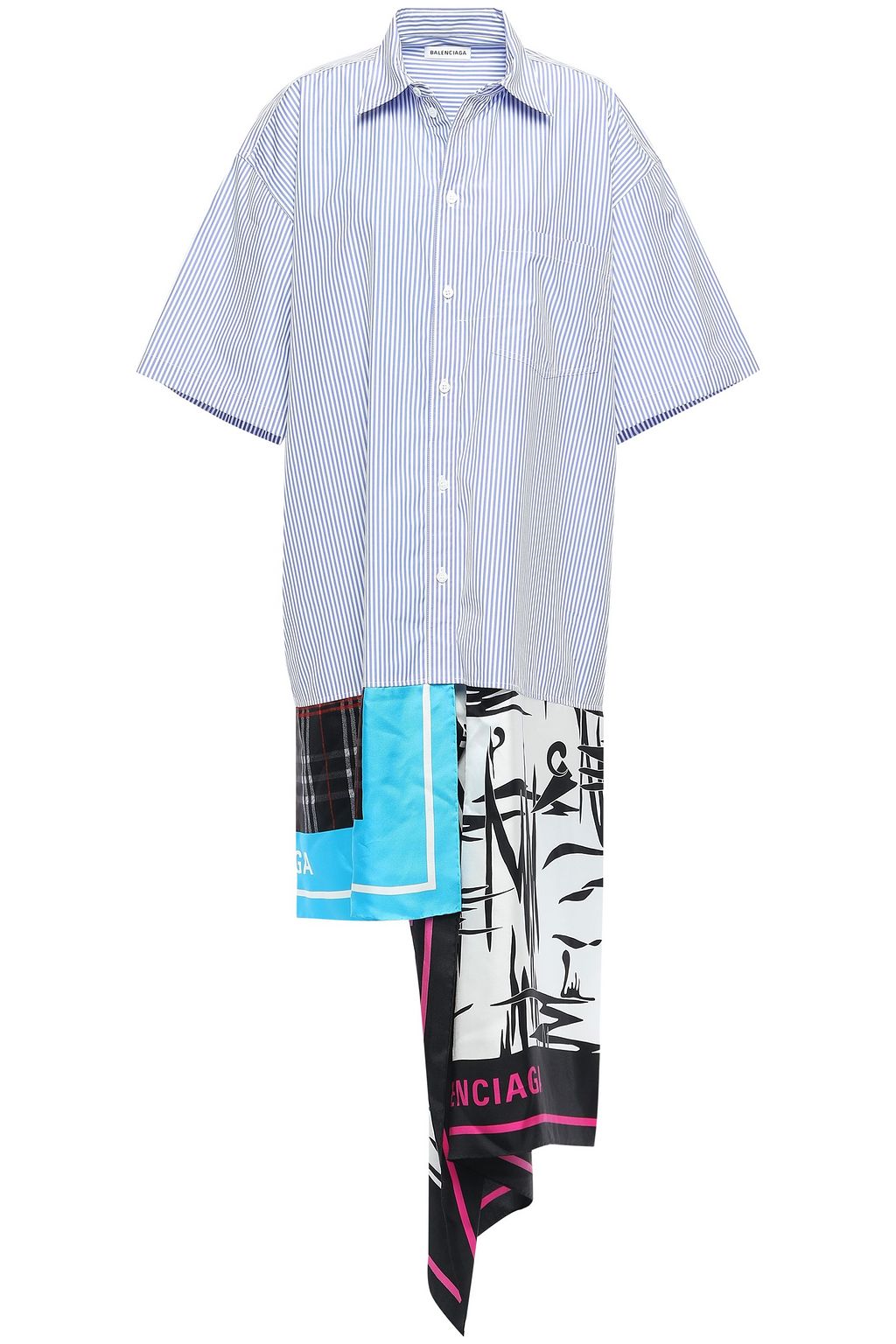light blue shirt dress