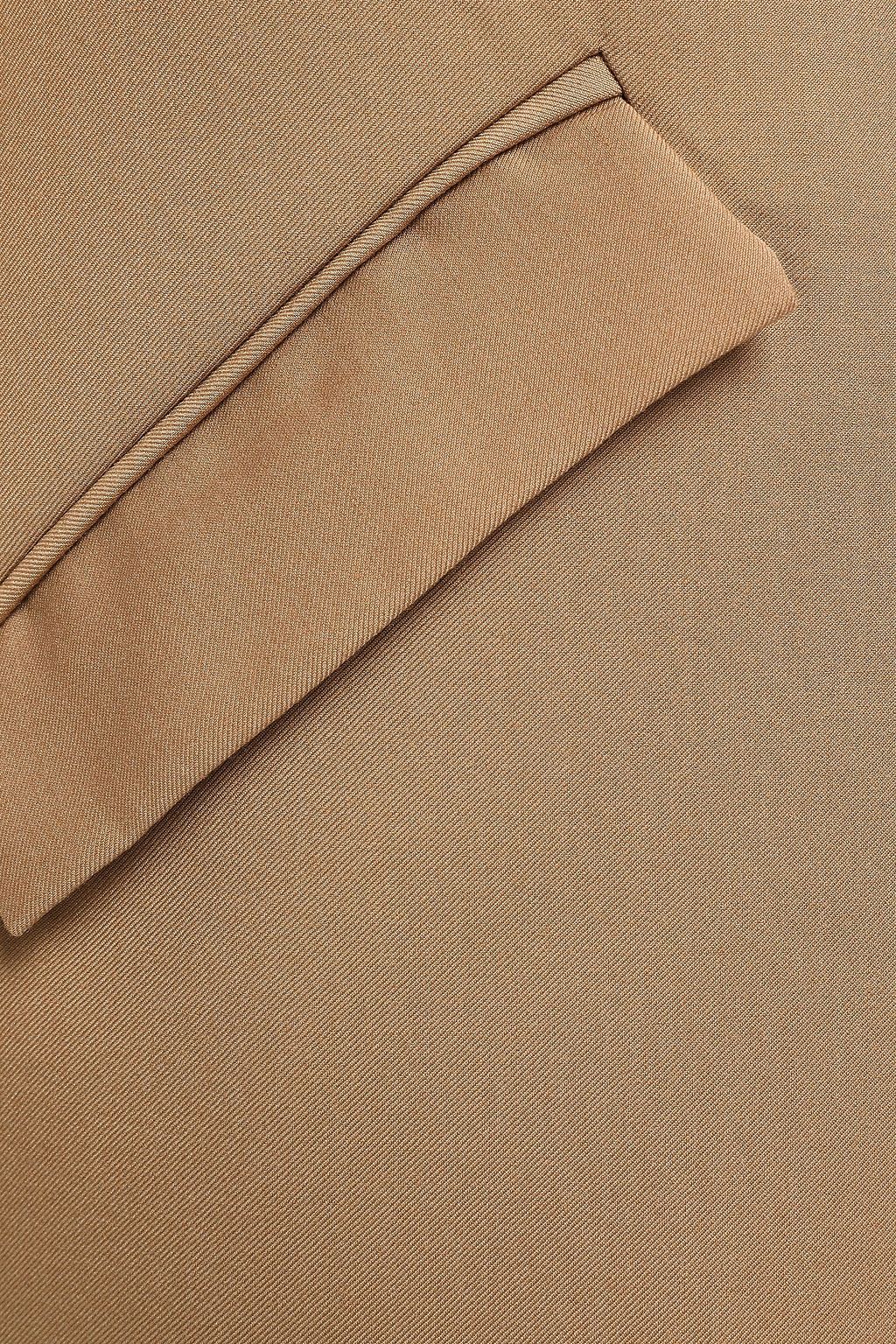 ANNA QUAN Juno one-shoulder twill mini dress