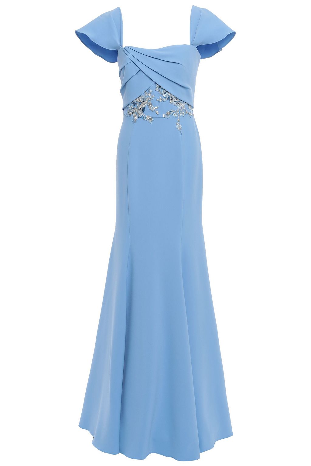 marchesa light blue dress