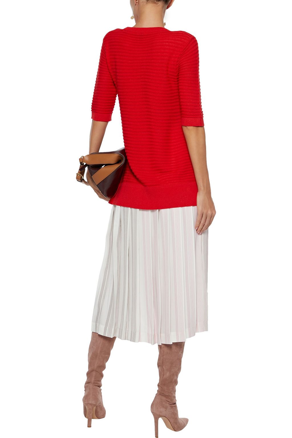 DEREK LAM Ribbed cashmere sweater